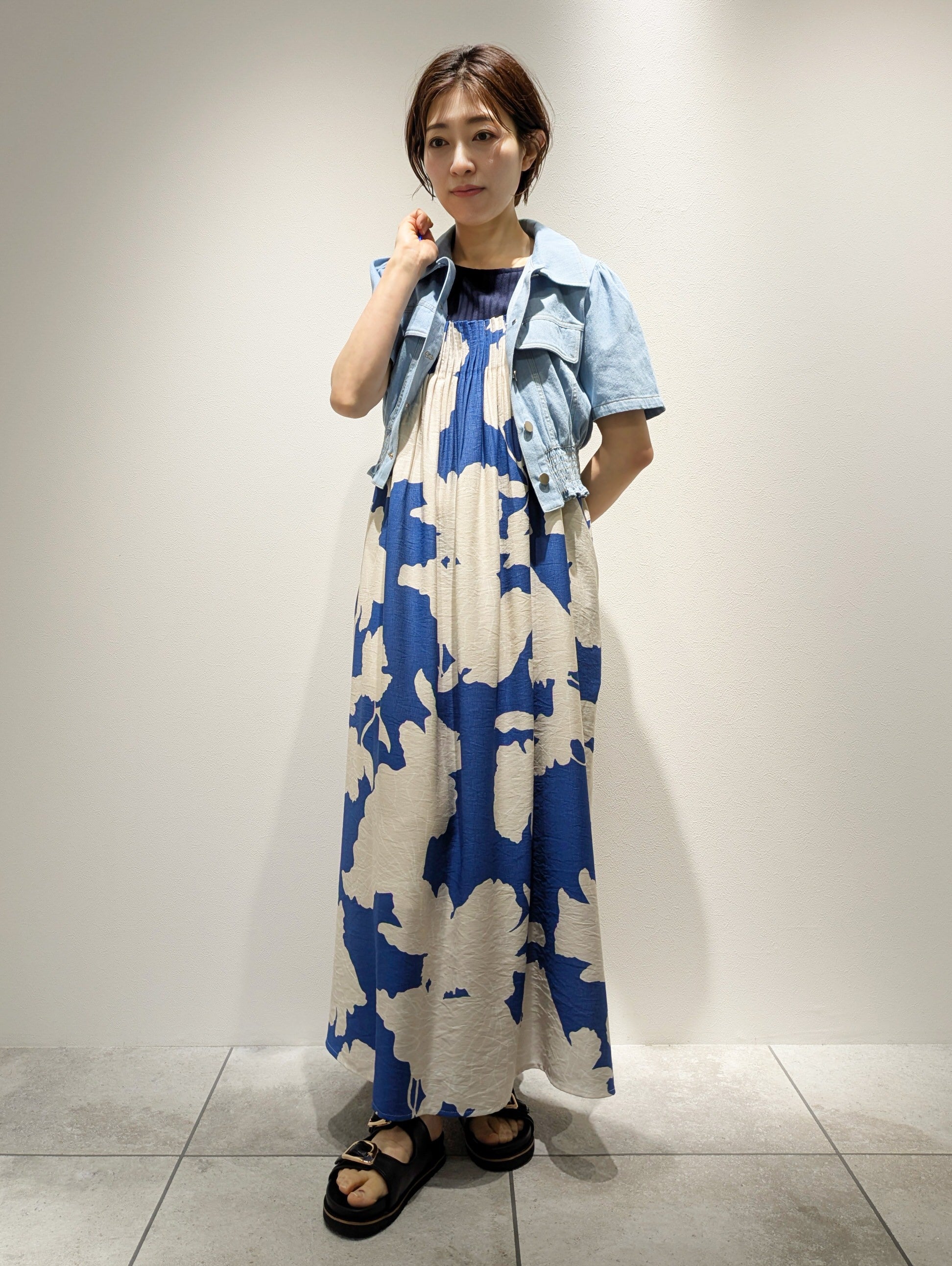 Dungaree short jacket