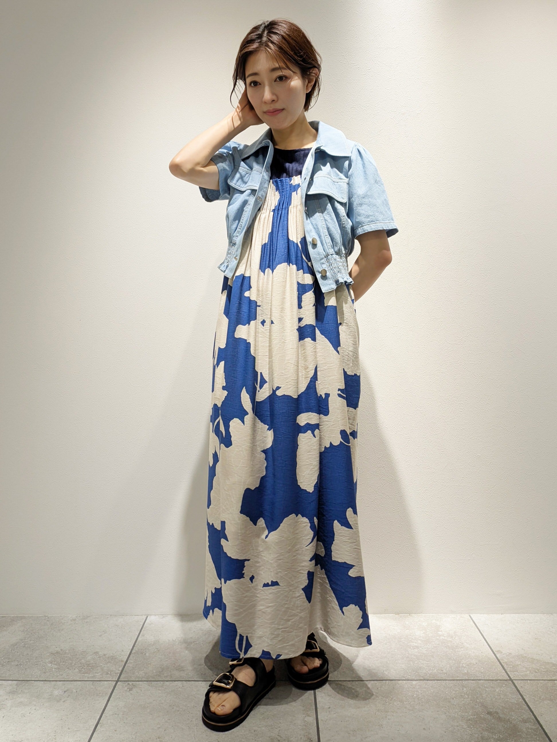 Dungaree short jacket