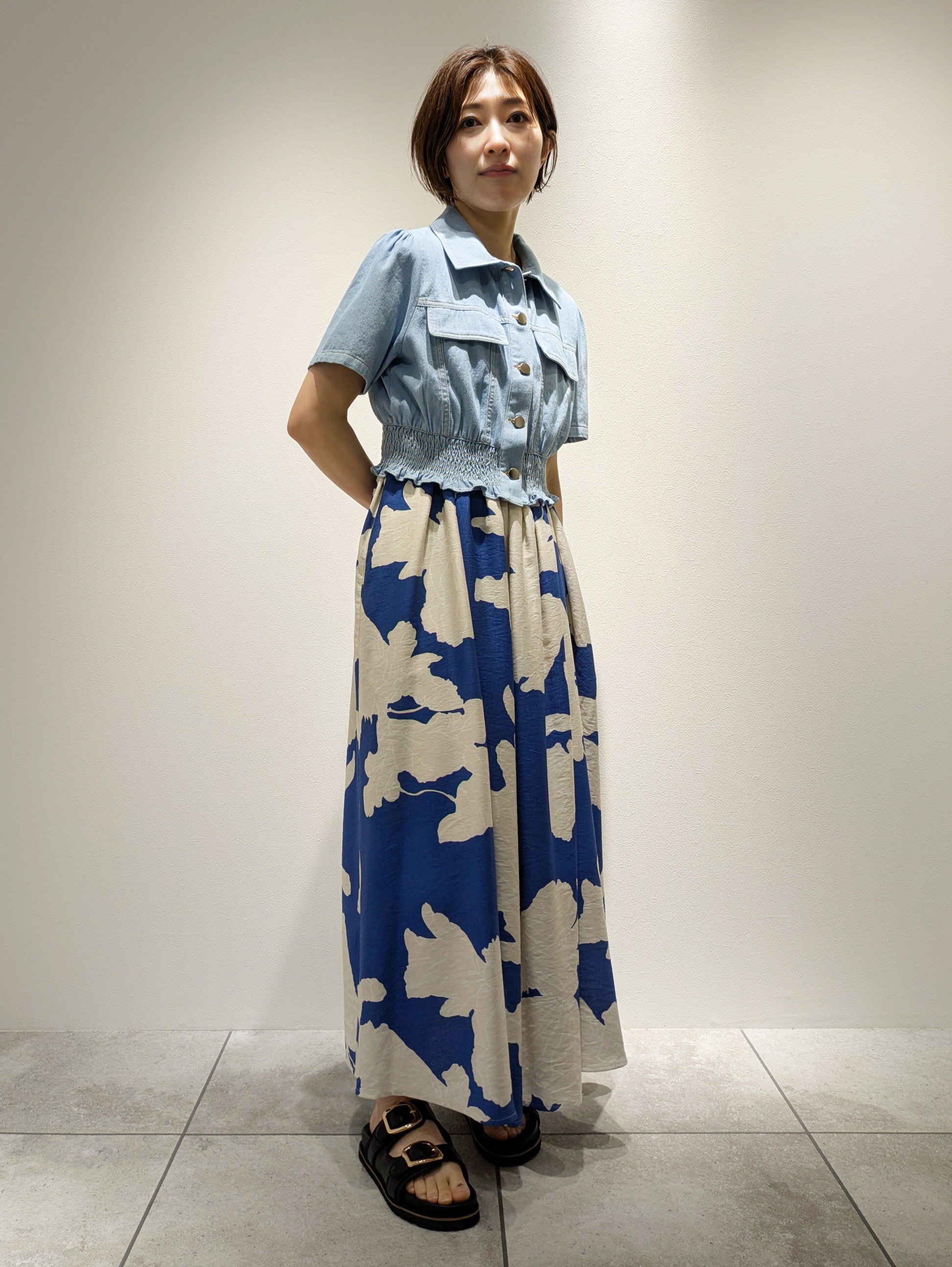 Dungaree short jacket