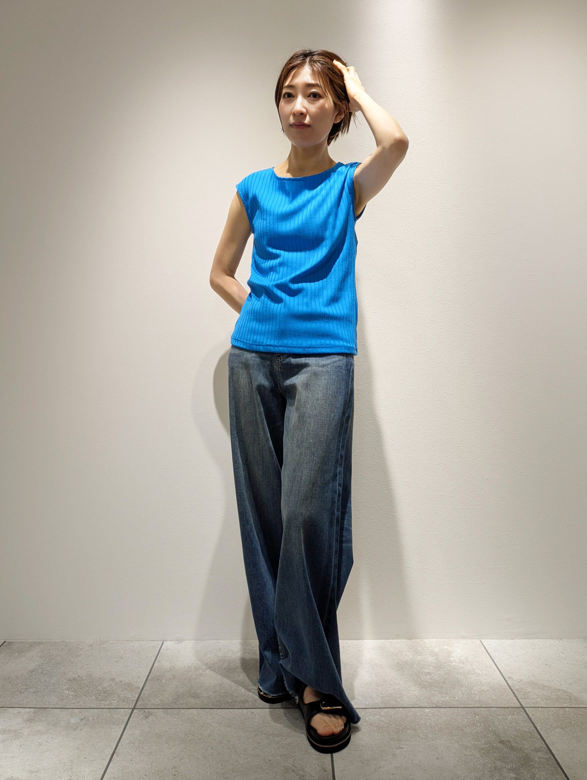 French Sleeve Rib Top