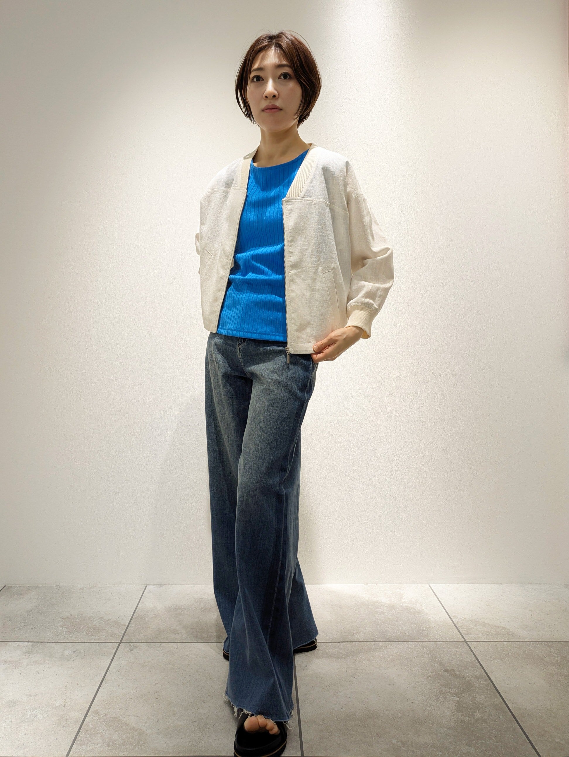 French Sleeve Rib Top