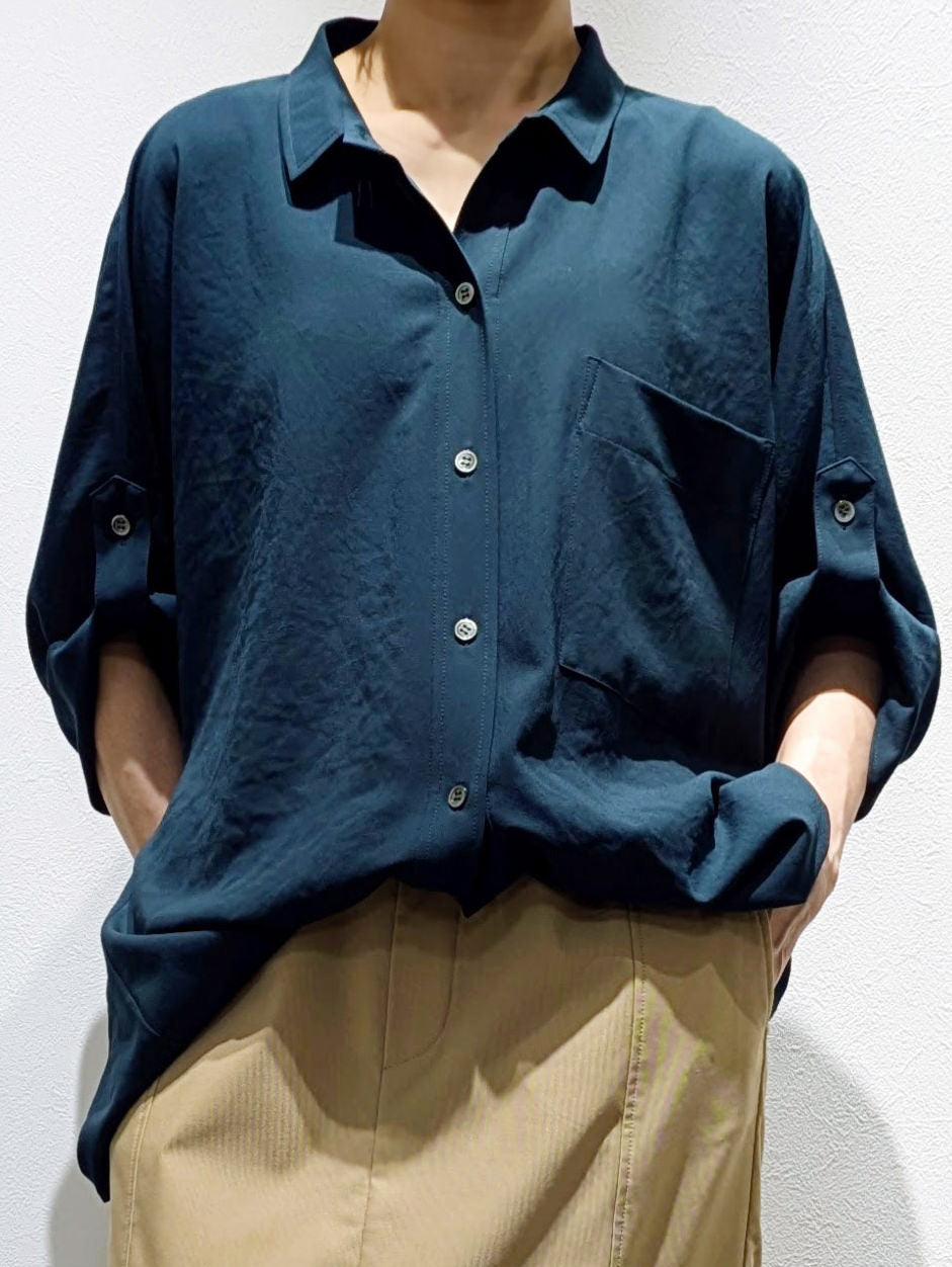 Draped shirt