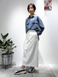 Airy denim shirt