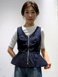 satin corset blouse