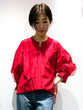 Cotton silk sheer blouse