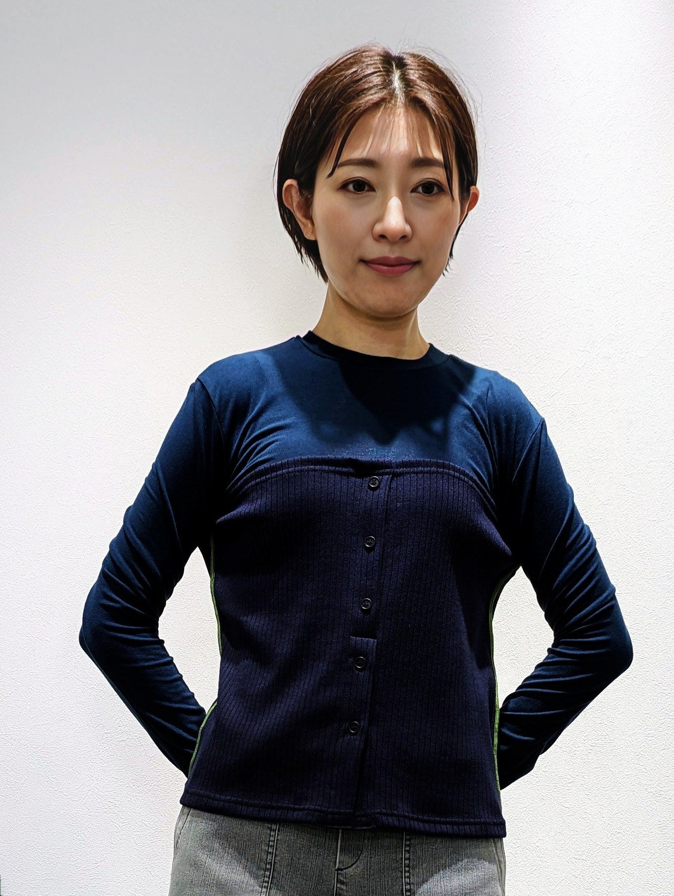 Layered design tops