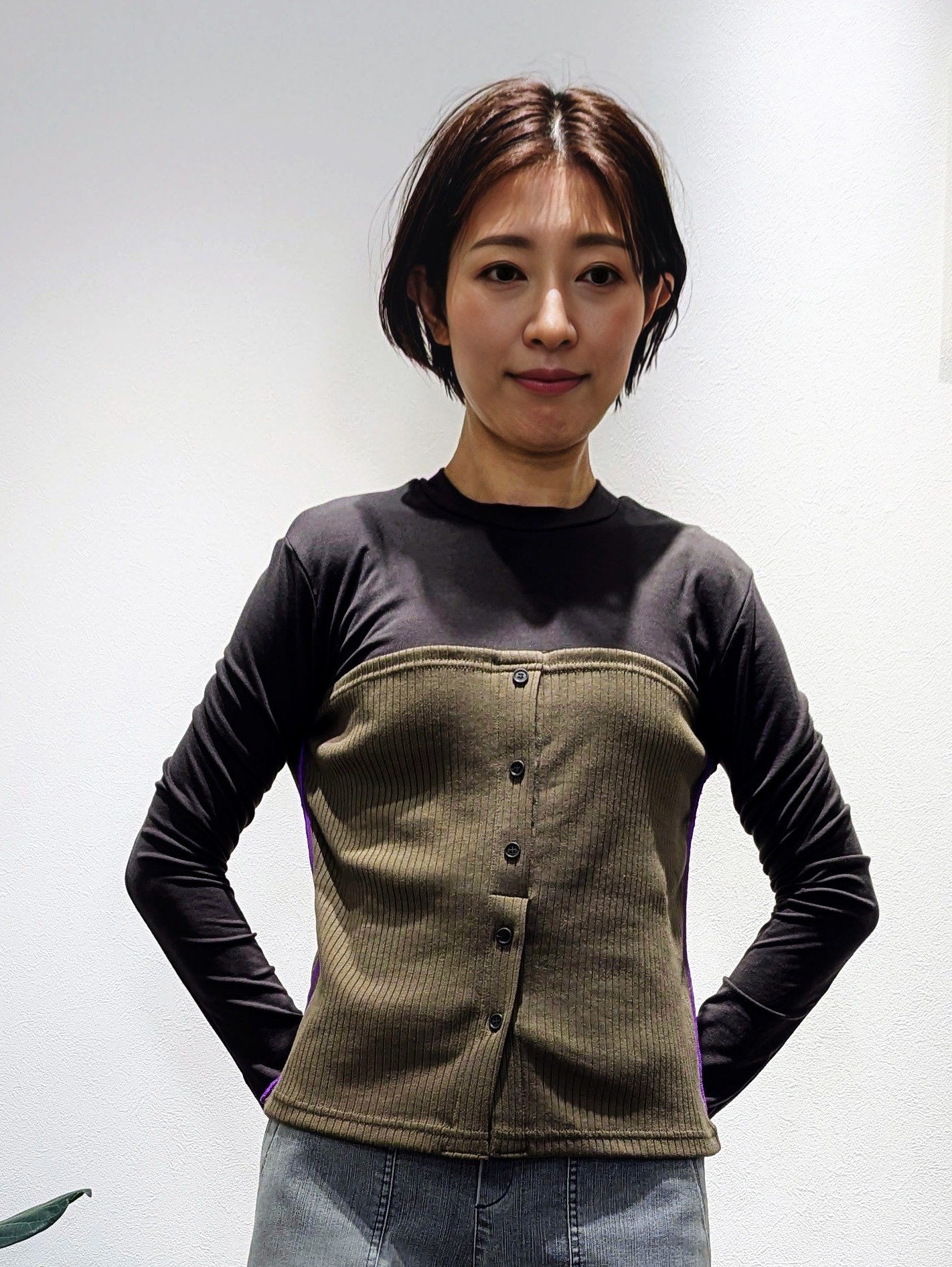 Layered design tops