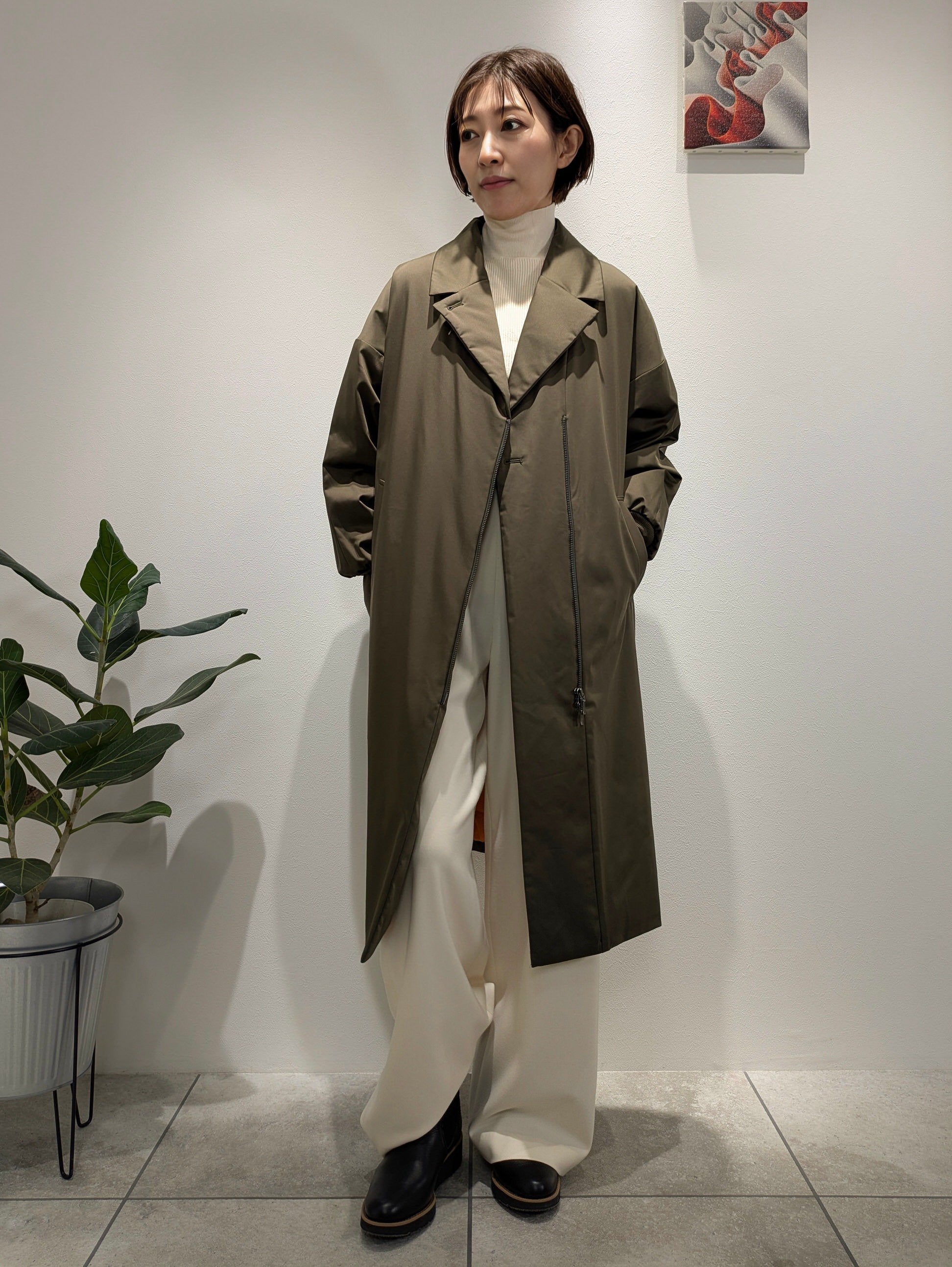 LIMONTA quilted padded long coat