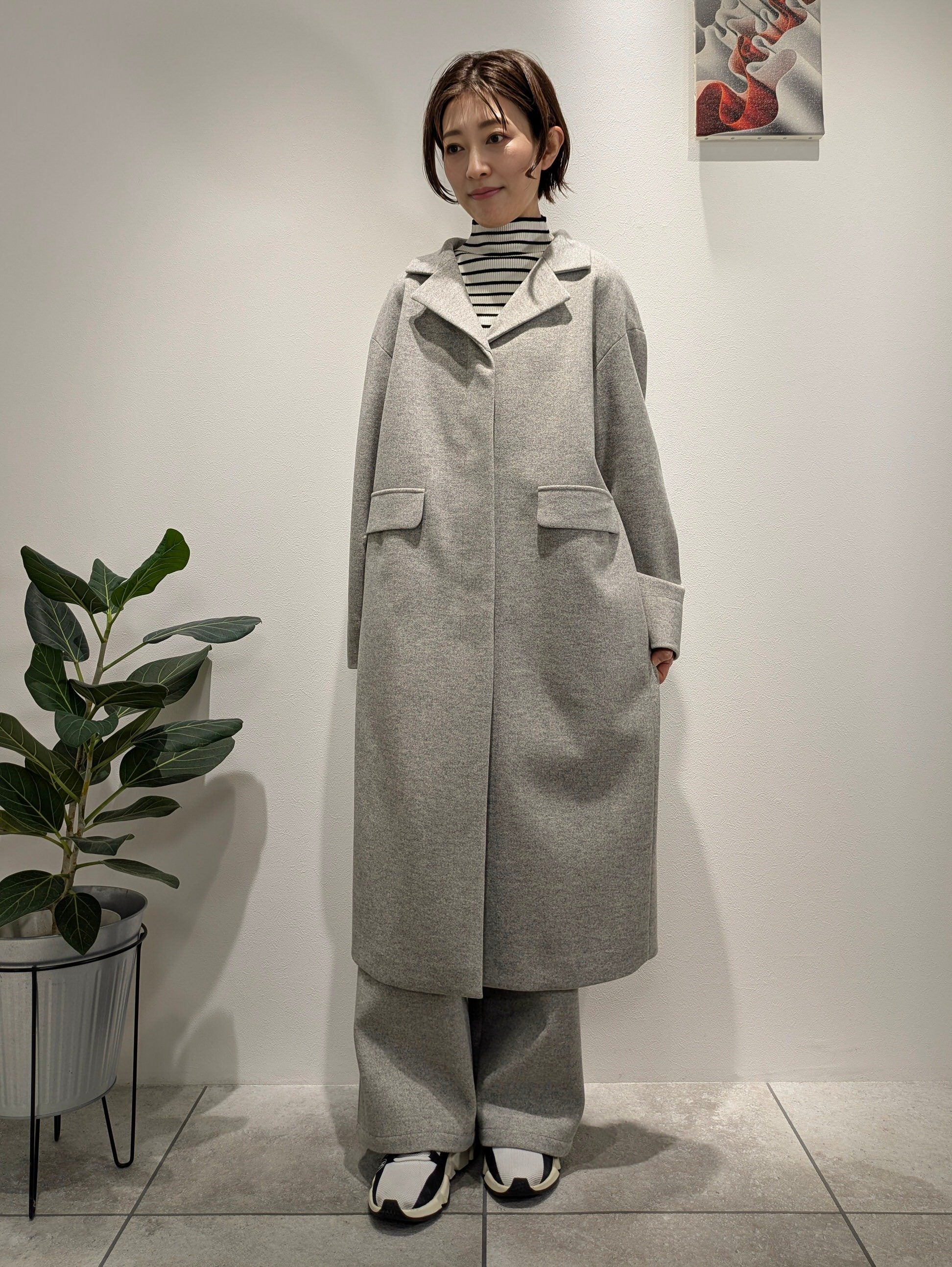 Wool-like Chester coat