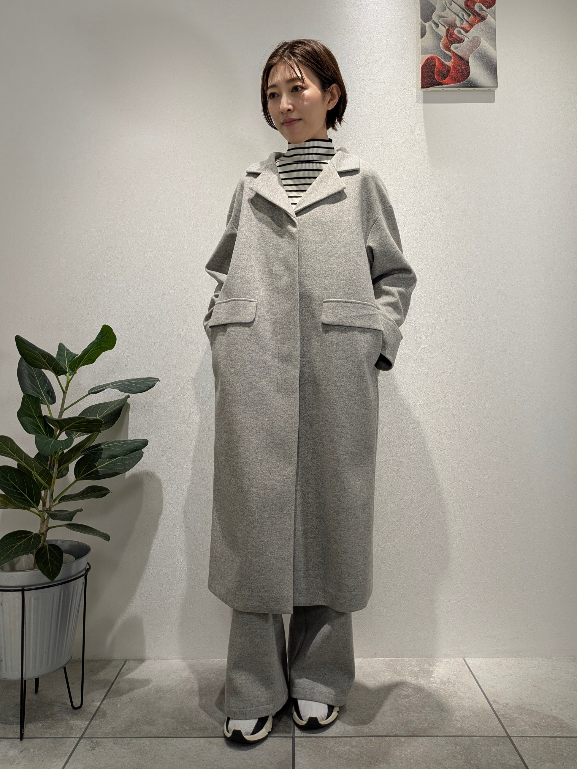 Wool-like Chester coat