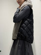 Boa x Taffeta Padded Short Vest