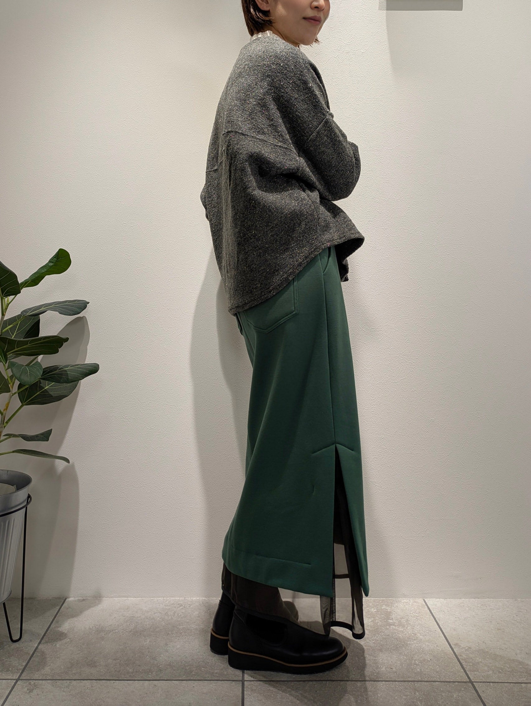 Sliver knit cardigan