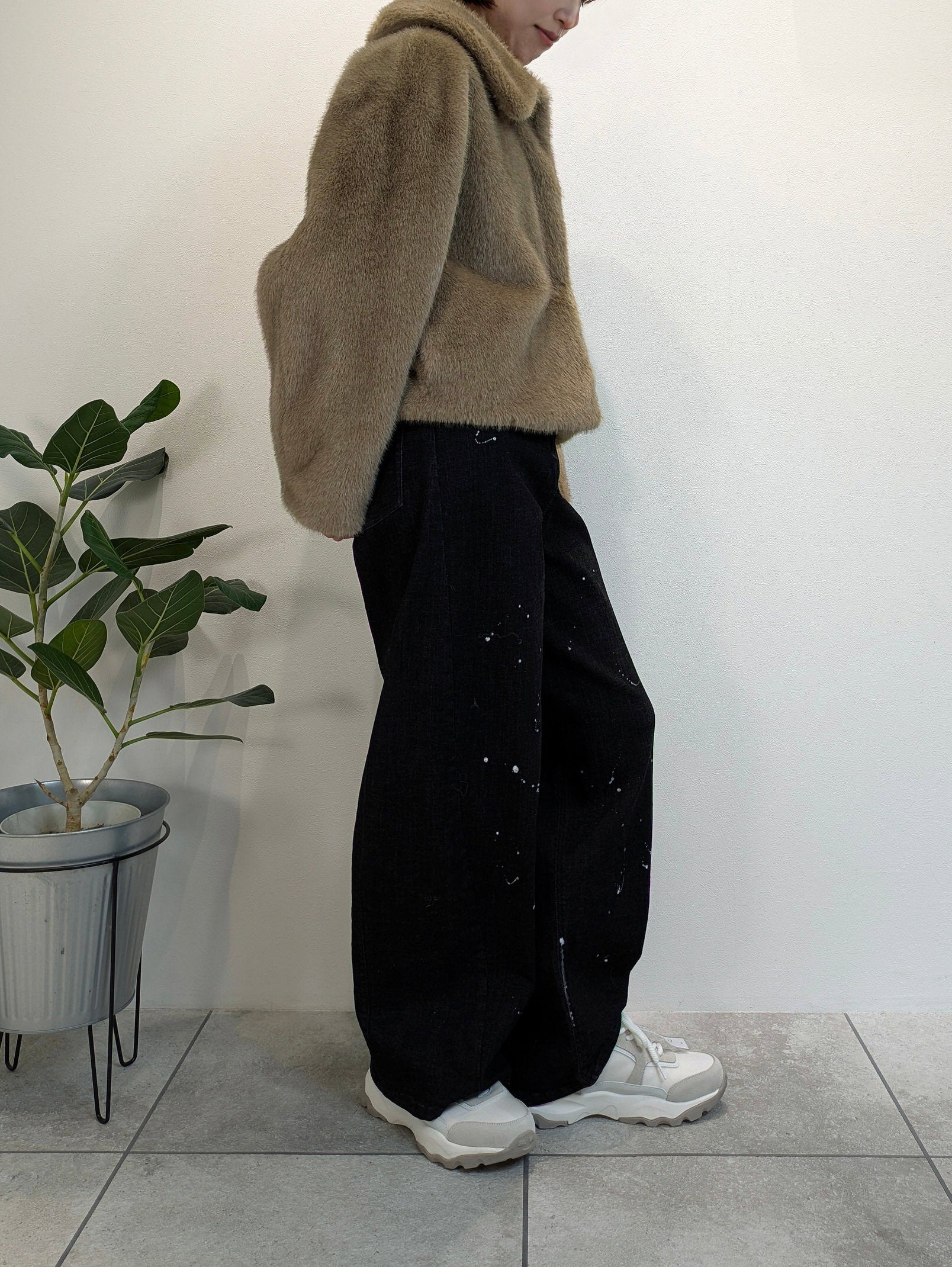 Eco Fur Short Jacket