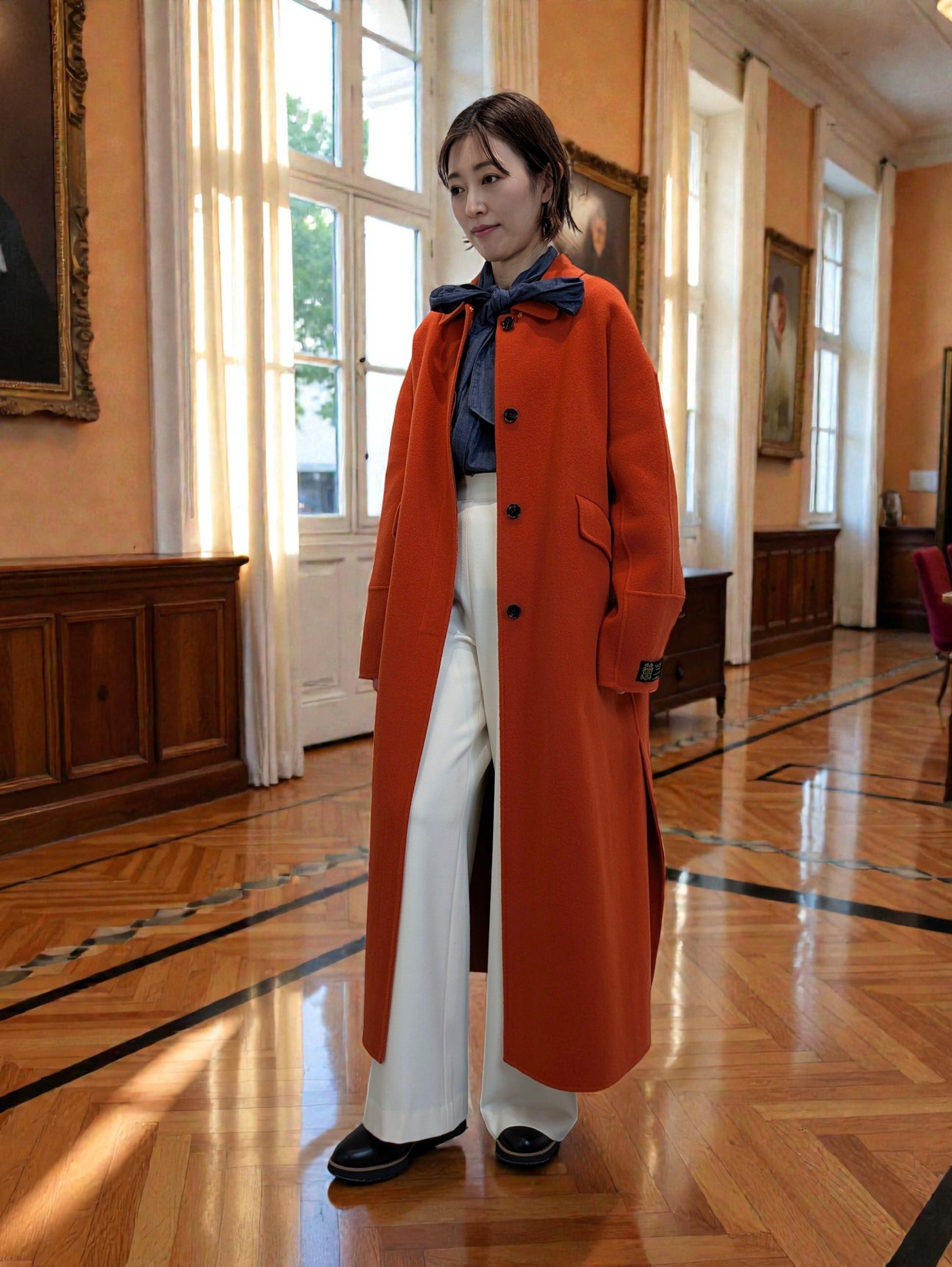 SAMURAI Wool Long Coat