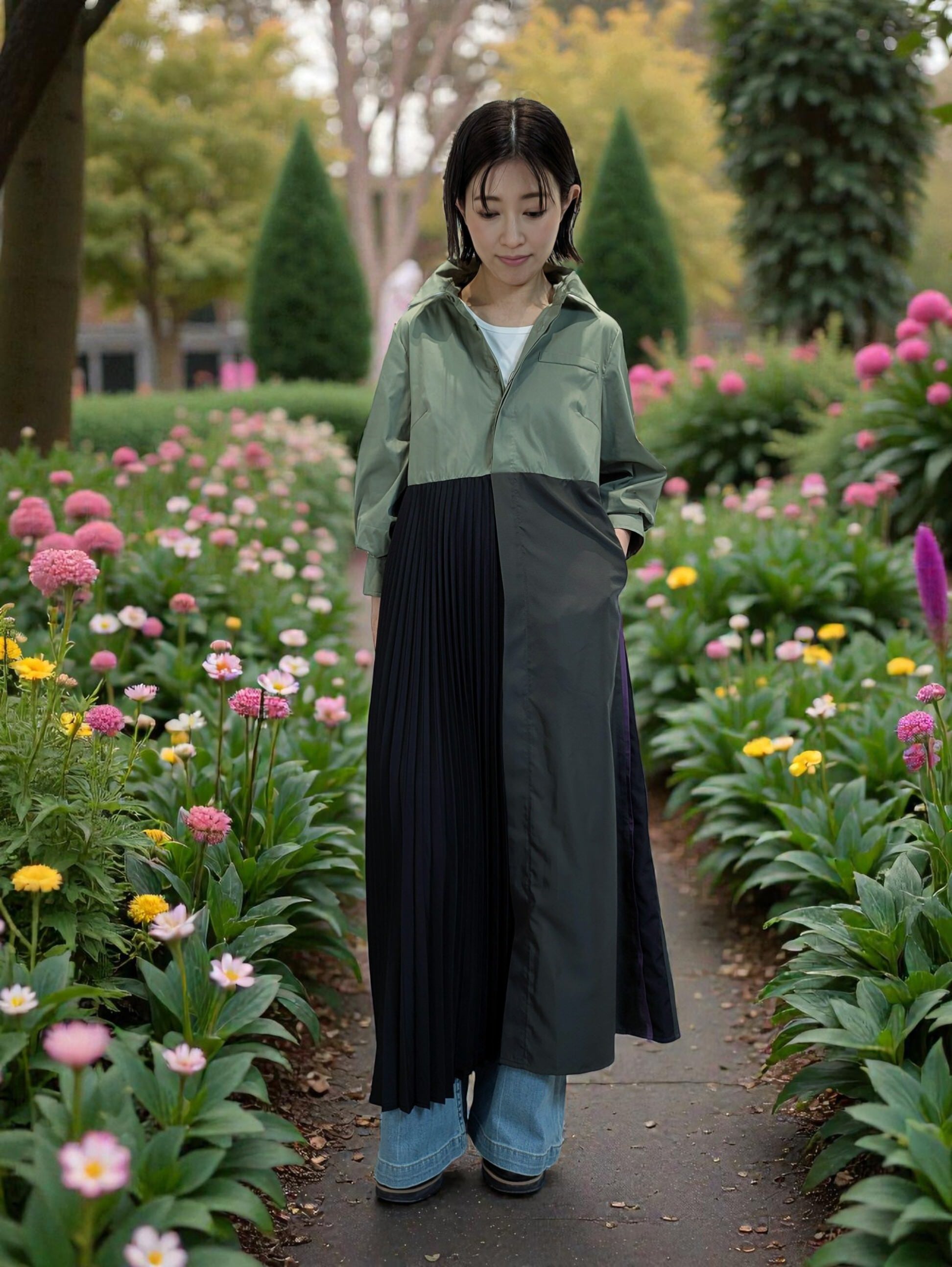 2wayシャツワンピース