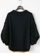 Jacquard Sleeve Pullover