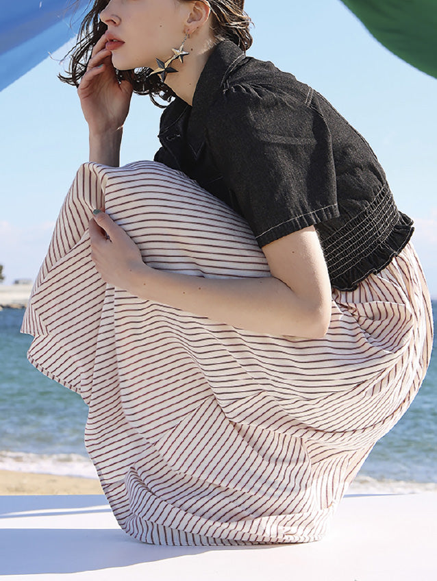 Dungaree short jacket