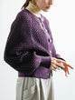 2WAY Popcorn Knit Cardigan