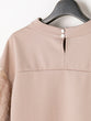 Jacquard Sleeve Pullover