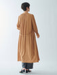 Stand collar shirt dress