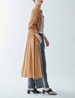 Stand collar shirt dress