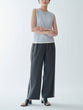Color-blocked piping pants