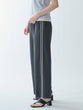 Color-blocked piping pants