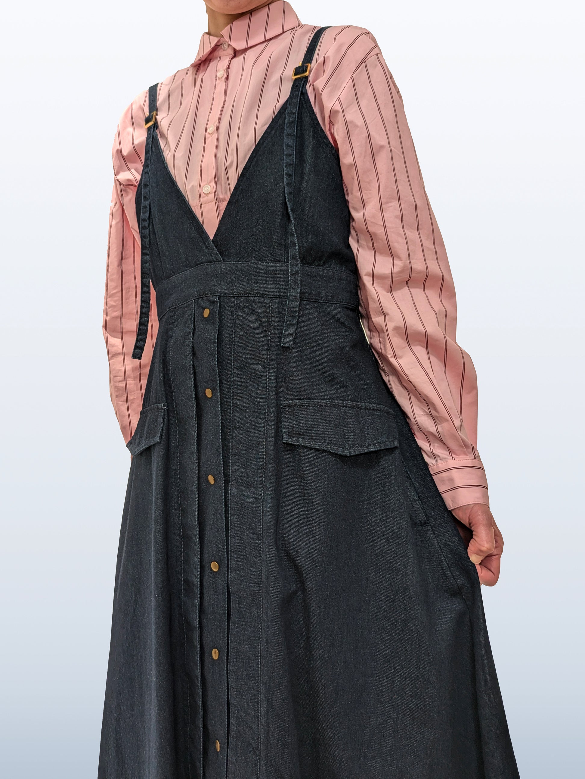 Denim camisole dress