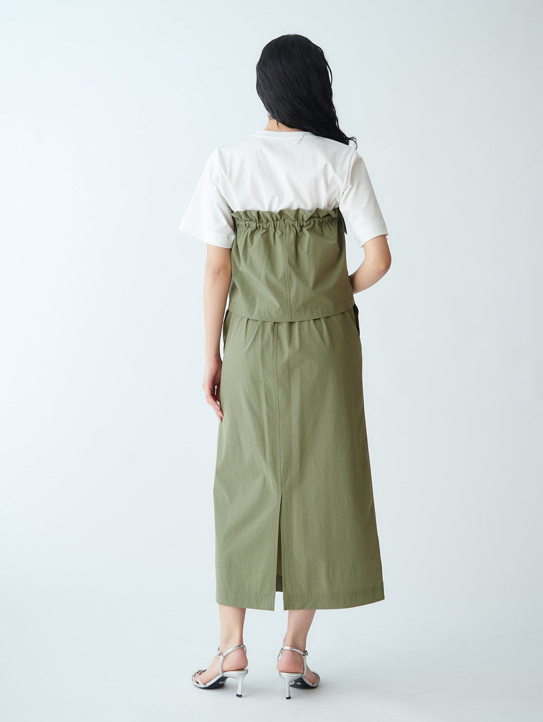 2wayビスチェ付きスカート