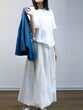Band collar dungaree shirt