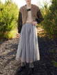 Side line tulle skirt