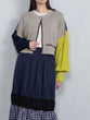 color scheme knit cardigan