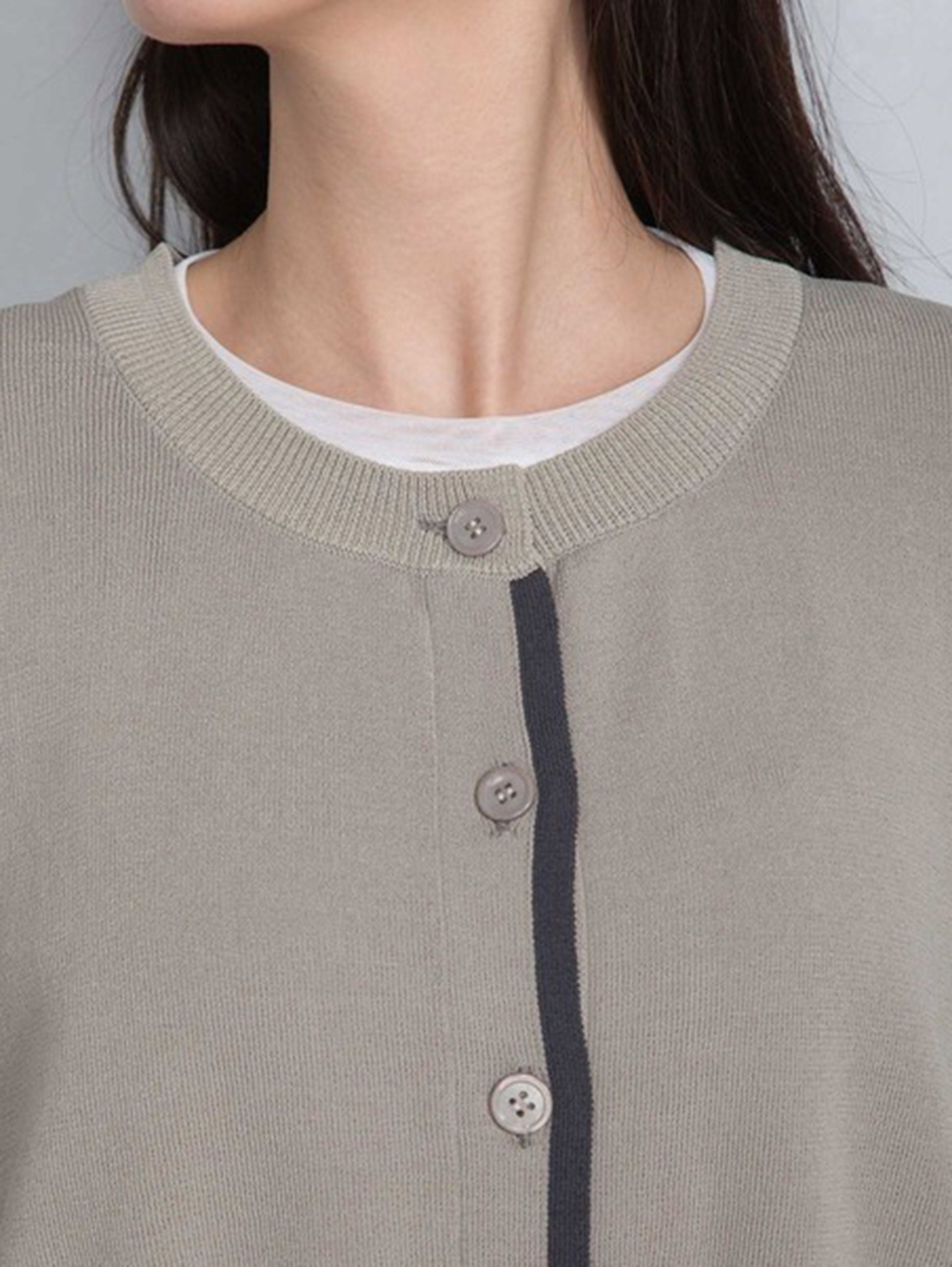 color scheme knit cardigan