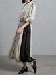 Piping shirt dress