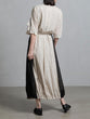 Piping shirt dress