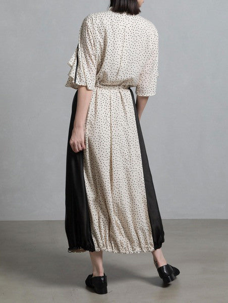 Piping shirt dress