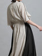Piping shirt dress