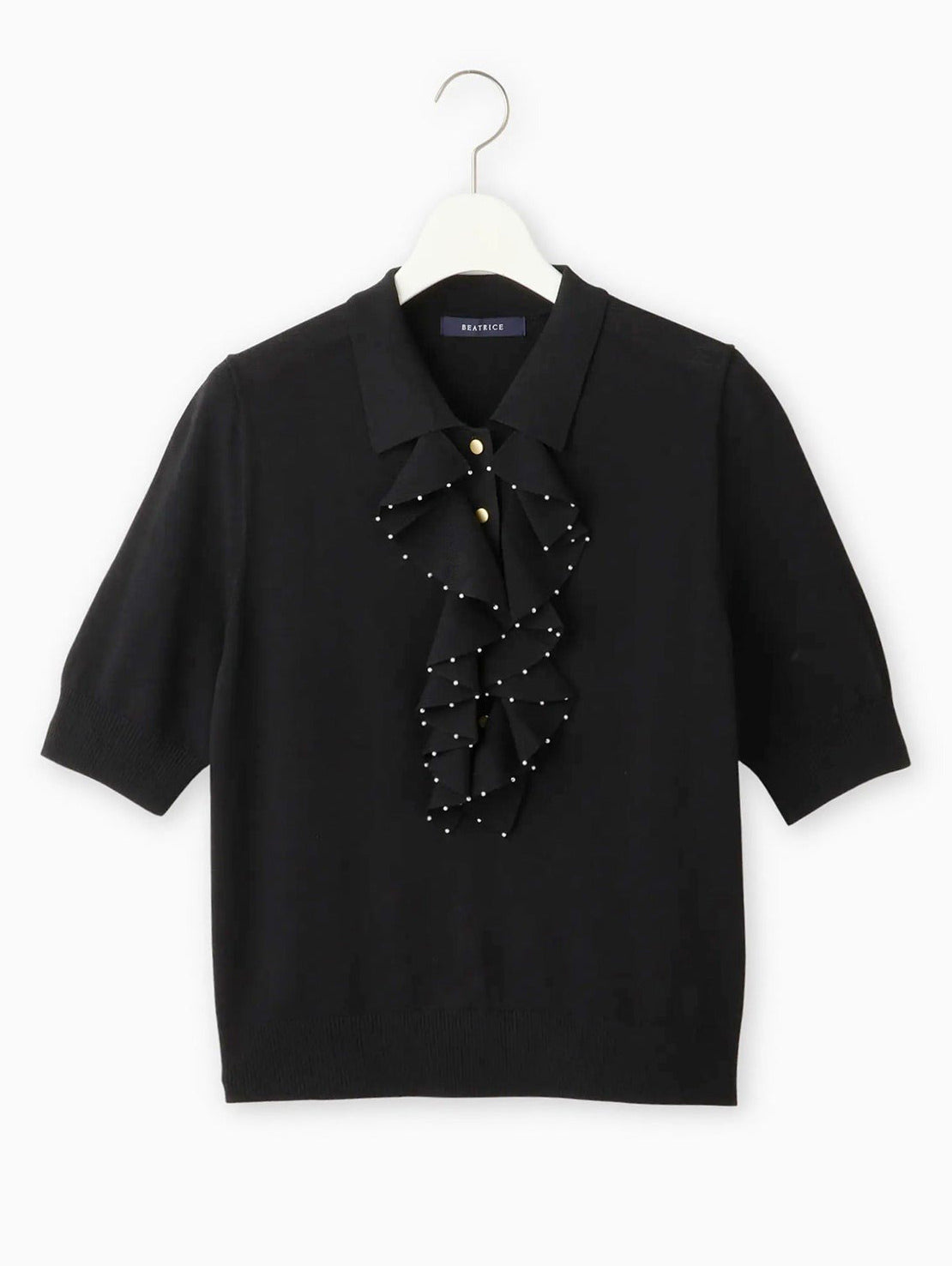 Ruffle design knit