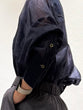 Sheer denim bosom shirt