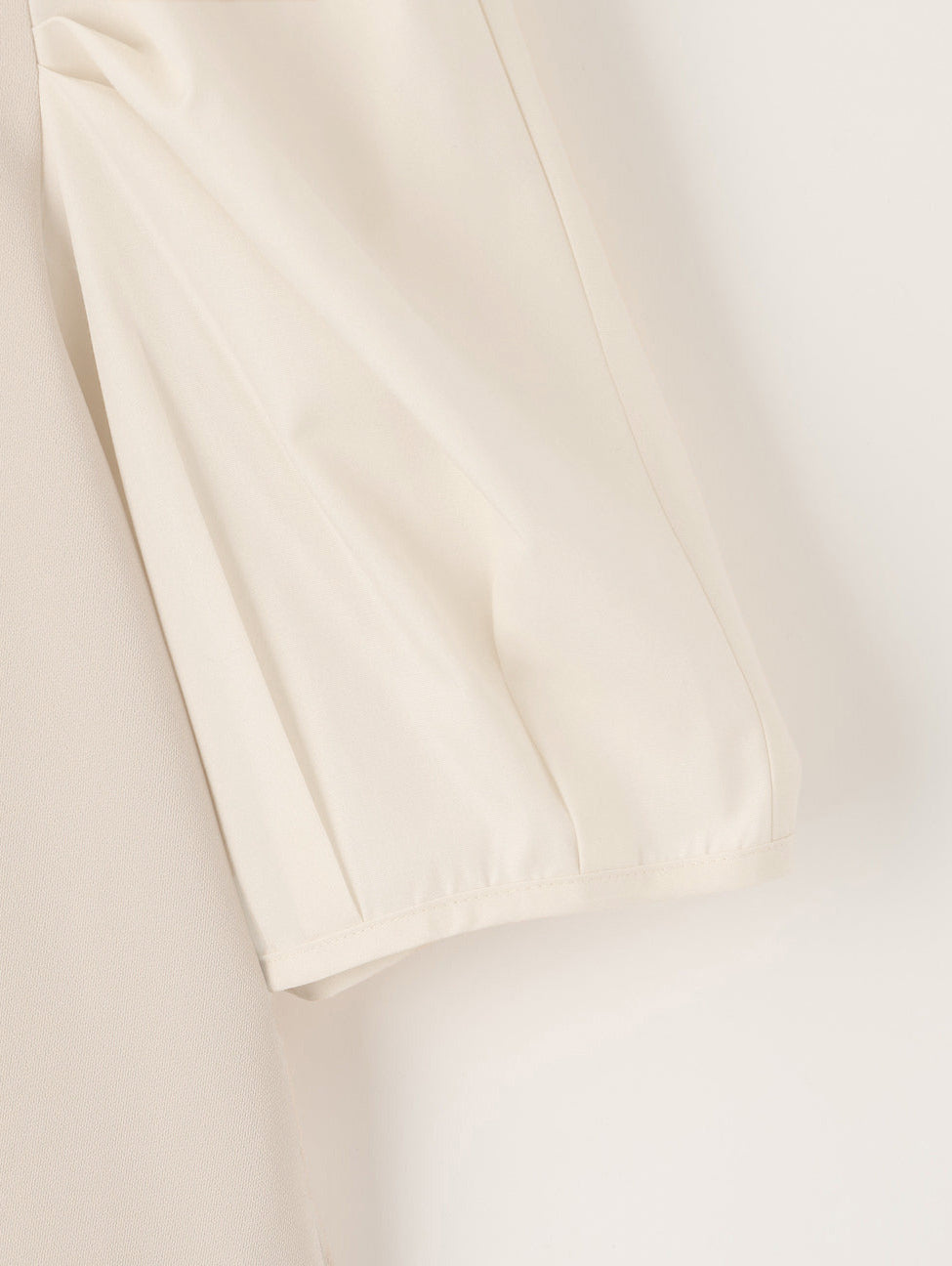 Tucked sleeve blouse