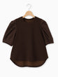 Tucked sleeve blouse