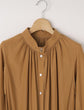 Stand collar shirt dress