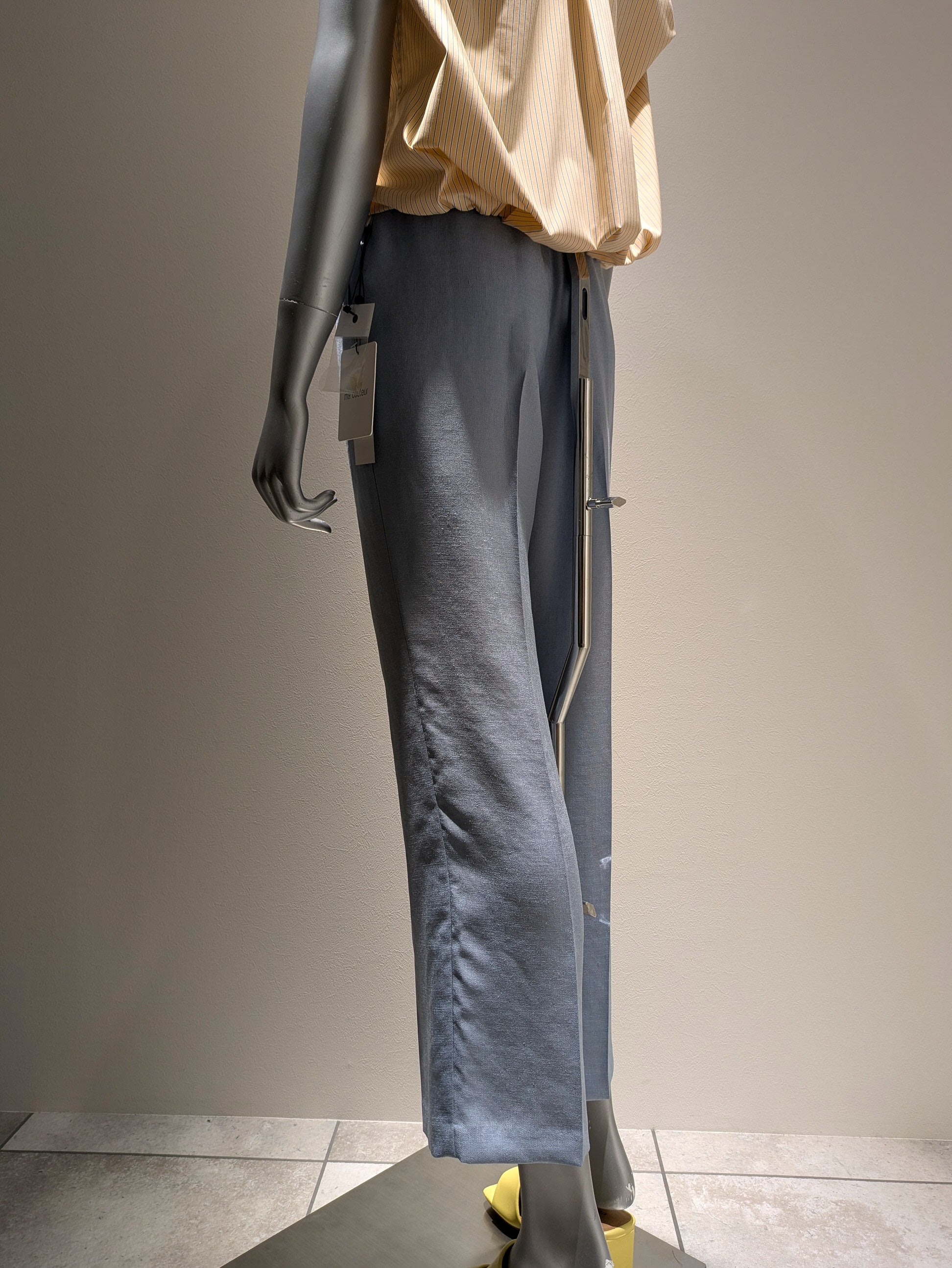Linen-like easy pants