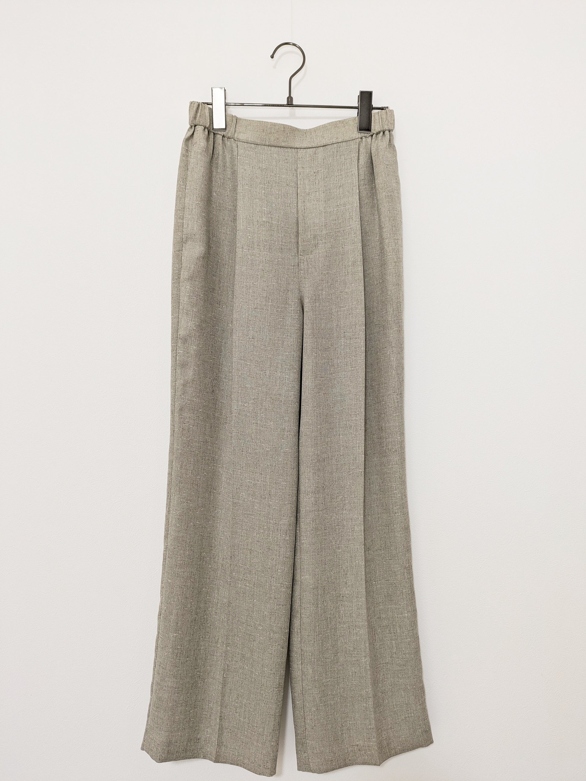 Linen-like easy pants