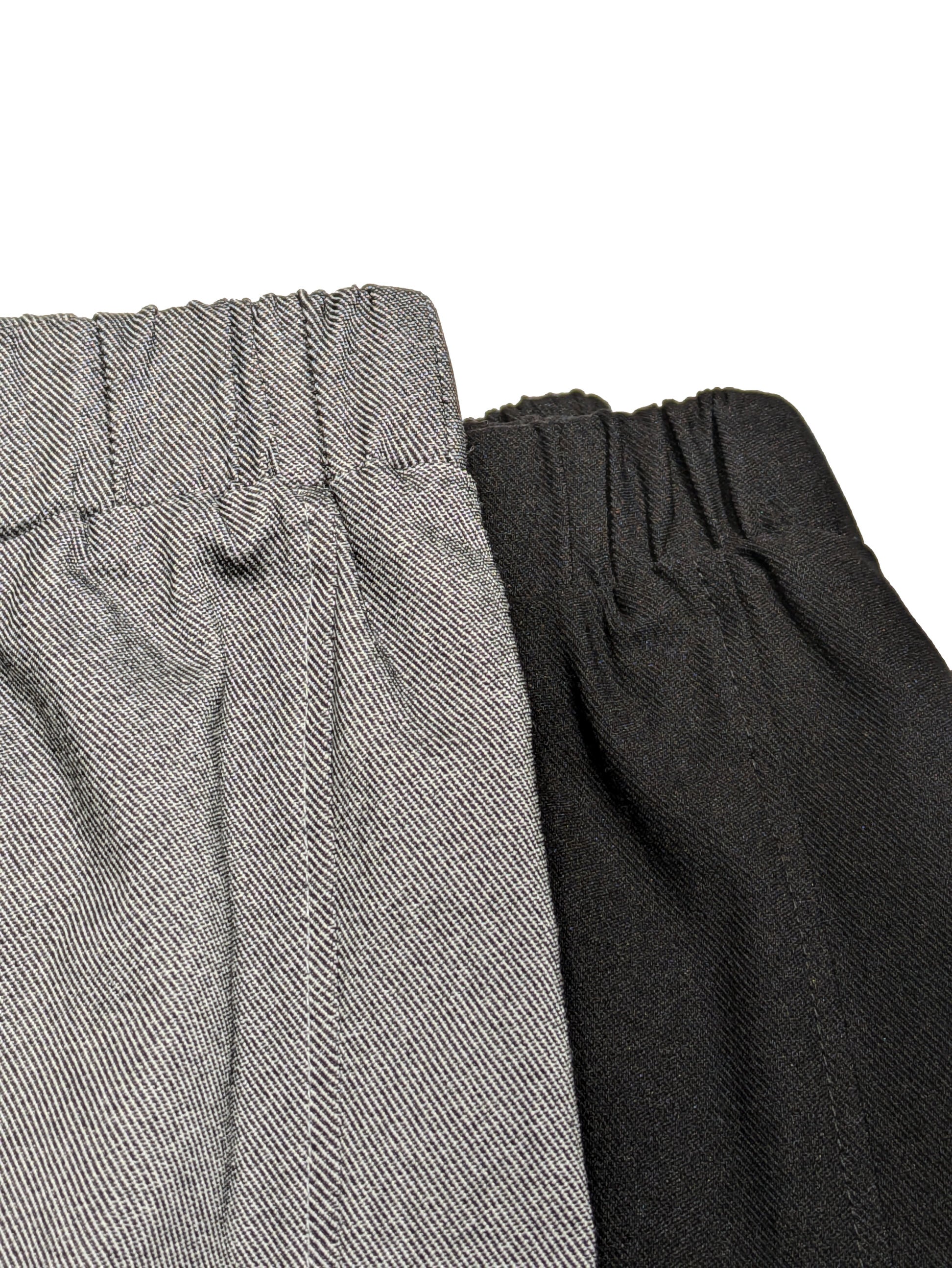 Stretch twill slim pants