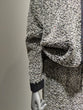 Tweed-like knit jacket