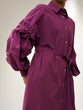 Basket sleeve shirt dress