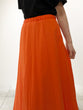 Gabardine long skirt