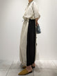 Piping shirt dress