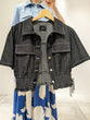 Dungaree short jacket